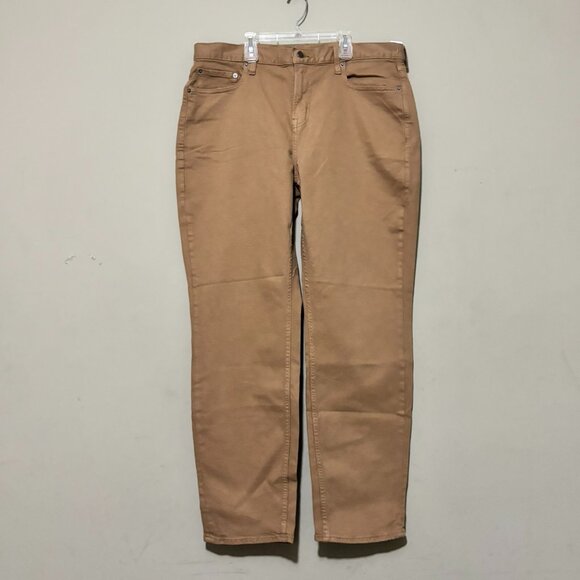 Old Navy Built-In Flex Khaki Pants Men’s 40x32 Athletic Taper Chino Straight Leg - Picture 1 of 5